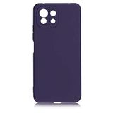 Spia Xiaomi Mi 11 Lite ile Uyumlu Kılıf Lacivert Yui Silikon Kapak (Xiaomi Mi 11 Lite ile Uyumlu, Lacivert)