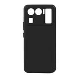 Spia Xiaomi Mi 11 Ultra ile Uyumlu Kılıf Siyah Yui Silikon Kapak (Xiaomi Mi 11 Ultra ile Uyumlu, Siyah)