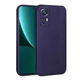 Spia Xiaomi Mi 12 Lite ile Uyumlu Kılıf Lacivert Yui Silikon Kapak (Xiaomi Mi 12 Lite ile Uyumlu, Lacivert)