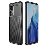 Spia Xiaomi Mi 12 Pro ile uyumlu Kılıf Siyah Karbon Silikon Orijinal Esnek İnce Geliştirilmiş Dayanıklı Darbe Karşıtı Koruyucu Yeni Nesil Tasarım (Xiaomi Mi 12 Pro, Siyah)