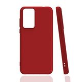 Spia Xiaomi Mi 12T ile Uyumlu Kılıf Kırmızı Yui Silikon Kapak (Xiaomi Mi 12T ile Uyumlu, Kırmızı)