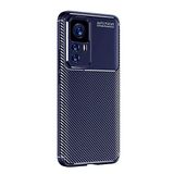 Spia Xiaomi Mi 12T Pro ile uyumlu Kılıf Lacivert Karbon Silikon Orijinal Esnek İnce Geliştirilmiş Dayanıklı Darbe Karşıtı Yeni Nesil Tasarım (Xiaomi Mi 12T Pro, Lacivert)