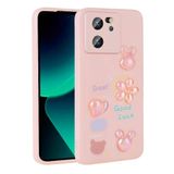 Spia Xiaomi Mi 13T Pro ile Uyumlu Kılıf Pembe Tan Silikon Kapak (Xiaomi Mi 13T Pro ile Uyumlu, Pembe)
