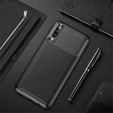 Spia Xiaomi Mi 9 ile uyumlu Kılıf Siyah Karbon Silikon Orijinal Esnek İnce Geliştirilmiş Dayanıklı Darbe Karşıtı Koruyucu Yeni Nesil Tasarım (Xiaomi Mi 9, Siyah)