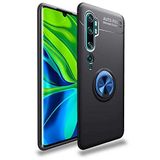 Spia Xiaomi Mi Note 10 ile uyumlu Kılıf Siyah-Mavi Draco Yüzüklü Silikon Orijinal Esnek İnce Geliştirilmiş Dayanıklı Darbe Karşıtı Koruyucu Yeni Nesil Tasarım (Xiaomi Mi Note 10, Siyah-Mavi)