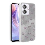 Spia Xiaomi Poco C65 ile Uyumlu Kılıf Beyaz Nopt Silikon Kapak (Xiaomi Poco C65 ile Uyumlu, Beyaz)
