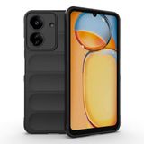 Spia Xiaomi Poco C65 ile Uyumlu Kılıf Siyah Kinet Silikon Kapak (Xiaomi Poco C65 ile Uyumlu, Siyah)