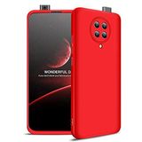 Spia Xiaomi Poco F2 Pro ile uyumlu Kılıf Kırmızı Carax Sert Kapak Orijinal Esnek İnce Geliştirilmiş Dayanıklı Darbe Karşıtı Koruyucu Yeni Nesil Tasarım (Xiaomi Poco F2 Pro, Kırmızı)