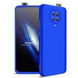 Spia Xiaomi Poco F2 Pro ile uyumlu Kılıf Mavi Carax Sert Kapak Orijinal Esnek İnce Geliştirilmiş Dayanıklı Darbe Karşıtı Koruyucu Yeni Nesil Tasarım (Xiaomi Poco F2 Pro, Mavi)