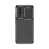Spia Xiaomi Poco F5 Pro ile Uyumlu Kılıf Siyah Karbon Silikon Orijinal (Xiaomi Poco F5 Pro ile Uyumlu, Siyah)