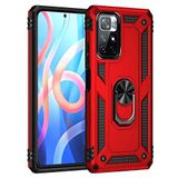 Spia Xiaomi Poco M4 Pro 5G ile uyumlu Kılıf Kırmızı Panther Yüzüklü Silikon Orijinal Esnek İnce Geliştirilmiş Dayanıklı Darbe Karşıtı Koruyucu Yeni Nesil Tasarım (Xiaomi Poco M4 Pro 5G, Kırmızı)