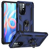 Spia Xiaomi Poco M4 Pro 5G ile uyumlu Kılıf Mavi Panther Yüzüklü Silikon Orijinal Esnek İnce Geliştirilmiş Dayanıklı Darbe Karşıtı Koruyucu Yeni Nesil Tasarım (Xiaomi Poco M4 Pro 5G, Mavi)