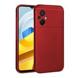 Spia Xiaomi Poco M5 ile Uyumlu Kılıf Kırmızı Yui Silikon Kapak (Xiaomi Poco M5 ile Uyumlu, Kırmızı)