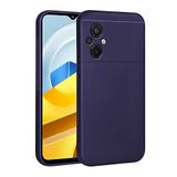 Spia Xiaomi Poco M5 ile Uyumlu Kılıf Lacivert Yui Silikon Kapak (Xiaomi Poco M5 ile Uyumlu, Lacivert)