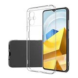 Spia Xiaomi Poco M5 ile Uyumlu Kılıf Şeffaf Yui Silikon Kapak (Xiaomi Poco M5 ile Uyumlu, Şeffaf)