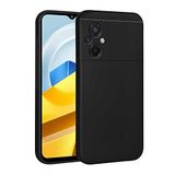 Spia Xiaomi Poco M5 ile Uyumlu Kılıf Siyah Yui Silikon Kapak (Xiaomi Poco M5 ile Uyumlu, Siyah)