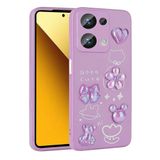 Spia Xiaomi Poco M6 Pro 4G ile Uyumlu Kılıf Mor Tan Silikon Kapak (Xiaomi Poco M6 Pro 4G ile Uyumlu, Mor)