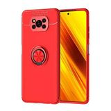 Spia Xiaomi Poco X3 ile uyumlu Kılıf Kırmızı-Kırmızı Draco Yüzüklü Silikon Orijinal Esnek İnce Geliştirilmiş Dayanıklı Darbe Karşıtı Koruyucu Yeni Nesil Tasarım (Xiaomi Poco X3, Kırmızı-Kırmızı)