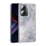 Spia Xiaomi Poco X7 Pro ile Uyumlu Kılıf Beyaz Nopt Silikon Kapak (Xiaomi Poco X7 Pro ile Uyumlu, Beyaz)