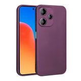 Spia Xiaomi Redmi 12 5G ile Uyumlu Kılıf Mürdüm Yui Silikon Kapak (Xiaomi Redmi 12 5G ile Uyumlu, Mürdüm)