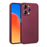 Spia Xiaomi Redmi 12 ile Uyumlu Kılıf Mürdüm Yui Silikon Kapak (Xiaomi Redmi 12 ile Uyumlu, Mürdüm)
