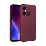 Spia Xiaomi Redmi 12C ile Uyumlu Kılıf Mürdüm Yui Silikon Kapak (Xiaomi Redmi 12C ile Uyumlu, Mürdüm)