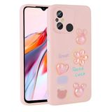 Spia Xiaomi Redmi 12C ile Uyumlu Kılıf Pembe Tan Silikon Kapak (Xiaomi Redmi 12C ile Uyumlu, Pembe)