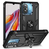 Spia Xiaomi Redmi 12C ile uyumlu Kılıf Siyah Panther Yüzüklü Silikon Orijinal Esnek İnce Geliştirilmiş Dayanıklı Darbe Karşıtı Yeni Nesil Tasarım (Xiaomi Redmi 12C, Siyah)