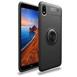 Spia Xiaomi Redmi 7A ile uyumlu Kılıf Siyah-Siyah Draco Yüzüklü Silikon Orijinal Esnek İnce Geliştirilmiş Dayanıklı Darbe Karşıtı Koruyucu Yeni Nesil Tasarım (Xiaomi Redmi 7A, Siyah-Siyah)