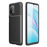 Spia Xiaomi Redmi 9T ile uyumlu Kılıf Siyah Karbon Silikon Orijinal Esnek İnce Geliştirilmiş Dayanıklı Darbe Karşıtı Koruyucu Yeni Nesil Tasarım (Xiaomi Redmi 9T, Siyah)