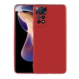 Spia Xiaomi Redmi Note 11 Pro 5G ile Uyumlu Kılıf Kırmızı Yui Silikon Kapak (Xiaomi Redmi Note 11 Pro 5G ile Uyumlu, Kırmızı)