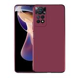 Spia Xiaomi Redmi Note 11 Pro 5G ile Uyumlu Kılıf Mürdüm Yui Silikon Kapak (Xiaomi Redmi Note 11 Pro 5G ile Uyumlu, Mürdüm)