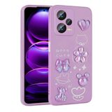 Spia Xiaomi Redmi Note 12 4G ile Uyumlu Kılıf Mor Tan Silikon Kapak (Xiaomi Redmi Note 12 4G ile Uyumlu, Mor)