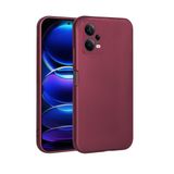 Spia Xiaomi Redmi Note 12 5G ile Uyumlu Kılıf Mürdüm Yui Silikon Kapak (Xiaomi Redmi Note 12 5G ile Uyumlu, Mürdüm)