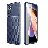 Spia Xiaomi Redmi Note 12 Pro 4G ile uyumlu Kılıf Lacivert Karbon Silikon Orijinal Esnek İnce Geliştirilmiş Dayanıklı Darbe Karşıtı Yeni Nesil Tasarım (Xiaomi Redmi Note 12 Pro 4G, Lacivert)