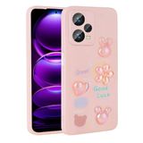 Spia Xiaomi Redmi Note 12 Pro Plus 5G ile Uyumlu Kılıf Pembe Tan Silikon Kapak (Xiaomi Redmi Note 12 Pro Plus 5G ile Uyumlu, Pembe)