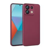 Spia Xiaomi Redmi Note 13 Pro 5G ile Uyumlu Kılıf Mürdüm Yui Silikon Kapak (Xiaomi Redmi Note 13 Pro 5G ile Uyumlu, Mürdüm)