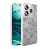 Spia Xiaomi Redmi Note 14 4G ile Uyumlu Kılıf Beyaz Nopt Silikon Kapak (Xiaomi Redmi Note 14 4G ile Uyumlu, Beyaz)