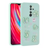 Spia Xiaomi Redmi Note 8 Pro ile Uyumlu Kılıf Açık Yeşil Tan Silikon Kapak (Xiaomi Redmi Note 8 Pro ile Uyumlu, Açık Yeşil)