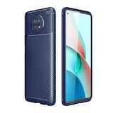 Spia Xiaomi Redmi Note 9 5G ile uyumlu Kılıf Lacivert Karbon Silikon Orijinal Esnek İnce Geliştirilmiş Dayanıklı Darbe Karşıtı Koruyucu Yeni Nesil Tasarım (Xiaomi Redmi Note 9 5G, Lacivert)