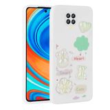 Spia Xiaomi Redmi Note 9 Pro ile Uyumlu Kılıf Beyaz Tan Silikon Kapak (Xiaomi Redmi Note 9 Pro ile Uyumlu, Beyaz)