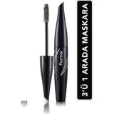 Spider Lash Yoğun Renk ve Hacim Veren Üç Etkili Maskara (003 3in1) 8690604110667 - Black