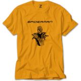 Spider-Man Amazing Sketched Sarı Tişört Liyada - 2XL