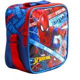 Spider Man Lisanslı erkek çocuk ilkokul çantası ortaokul erkek çocuk okul çantası termal beslenme çantası - Mavi