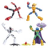 Spider-Man Marvel Bend ve Flex Aksiyon Figürü Oyuncak, ve Anti-Venom Vs. Marvel's Mysterio ve Hobgoblin, Hayal Kırıklığı İçermeyen Ambalaj (Amazon'a Özel), Çok Renkli, 4 Adet (1'li Paket)