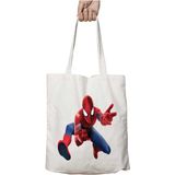 Spider Man Örümcek Adam Ağ Iki Tarafı Kalıcı Baskılı Yıkanabilir Çanta