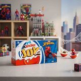Spider-Man Özel Seri Kinder Joy 3'lü Paketi - Sürpriz Oyuncaklı Sütlü ve Kakaolu Gevrek Atıştırmalık - 3 Adet