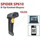 Spıder Sp610 2D Usb El Tipi Karekod Barkod Okuyucu (Kdo)