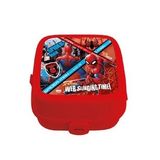 Spiderman İki Bölmeli Beslenme Kabı Web Slıngıng Time 41394