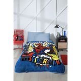 Spiderman New York Disney Lisanslı Tek Kişilik Çocuk Battaniyesi 155X215 cm